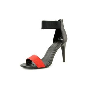 BCBG Orange Black Fanita Heels